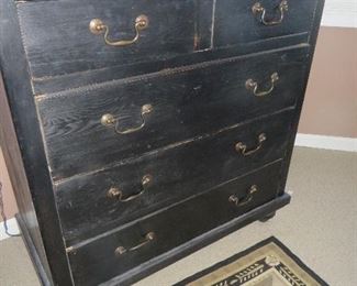 Antique Black Dresser