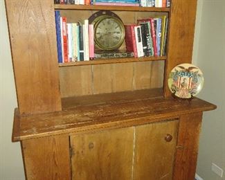 Antique Primitive Stepback Cupboard