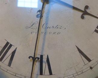 Wood Banjo Clock
Concord L. Curtis, Concord MA
