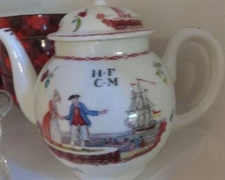 Liverpool Lenox Smithsonian Collection 1981 Reproduction Teapot