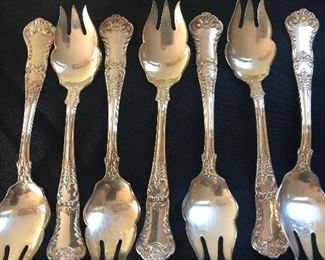 Gorham Beef Plate Forks (set of 7)