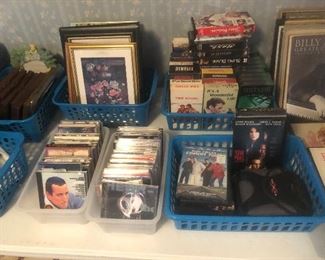 CD’s, DVD’s, VHS tapes