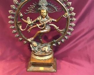 Large Nataraja - Shiva Dancing Statue https://ctbids.com/#!/description/share/272257