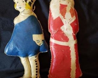 Oil cloth dolls
