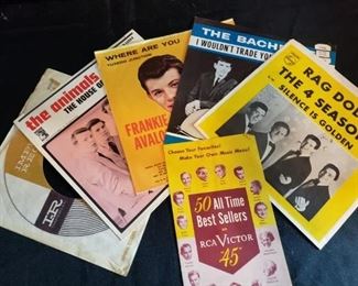 Vintage sheet music