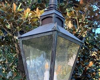 French Copper Mounted Lanterns