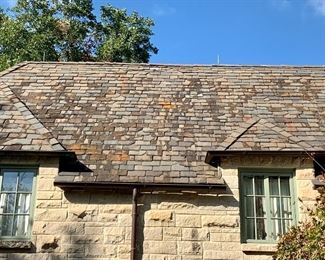 Slate Roof & Copper Gutters