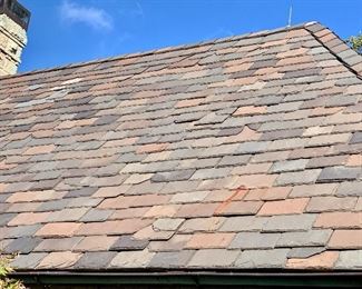 Slate Roof & Copper Gutters