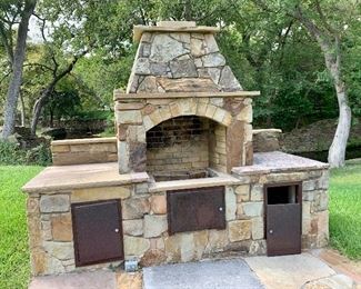 Stone Fireplace