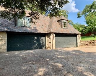 Two Sets of Insulated Double Garage Doors with Motors