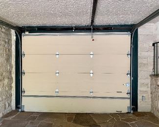 Insulated Single Garage Door with Cedar Exterior