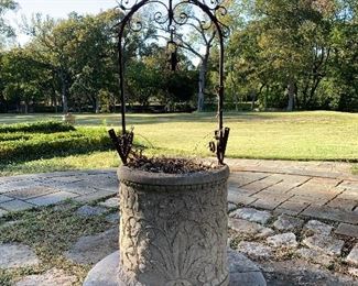Gorgeous Carved Concrete/Stone "Well)