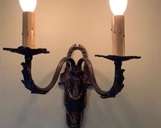 Pair of Two Light Sconces