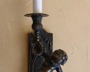 Pair of Putti Sconces