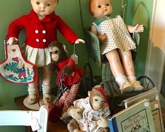 Patsy Ann composition dolls.