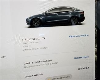 2018 Tesla Model 3 (apx 6200 miles)