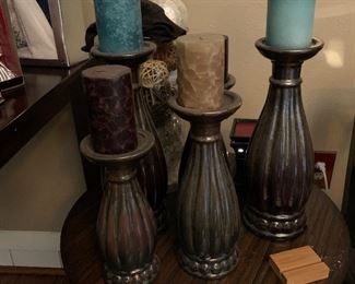 Ceramic candle holders