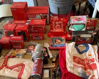 Some of the Coca Cola collection