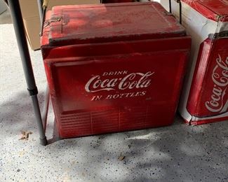 Metal Coca Cola cooler