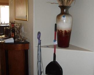 Decorative Vase & Cleaning Supplies