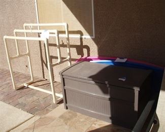 Towel Rack & Pool Storage