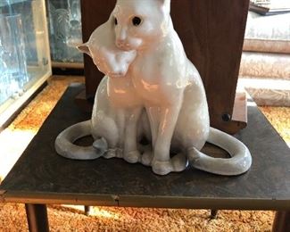 Cat sculpture