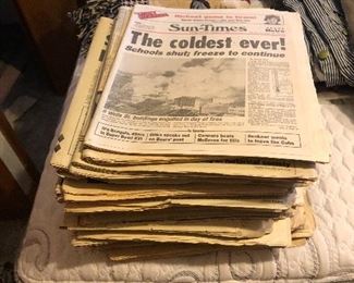 Vintage newspaper