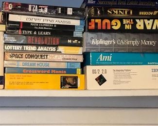 Variety of books and computer systems