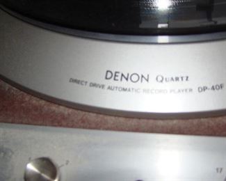 Denon Quartz Direct Drive Automatic Record Player DP-40F