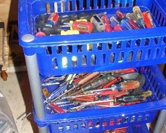 Variety of screwdrivers