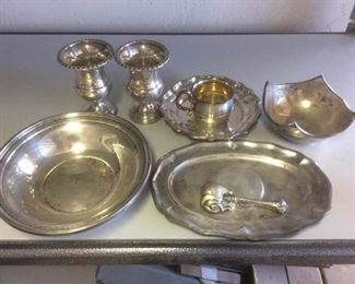 dinnerware sterling silver