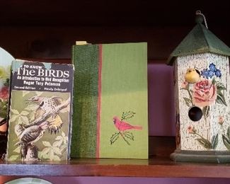 Collection of Bird Books and Decor Bird Houses