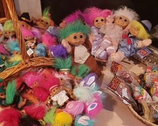 Large Collection of Trolls (small, medium and large)