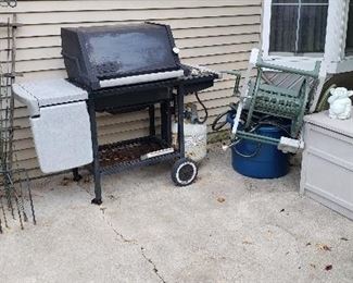 Grill and Outside Furniture