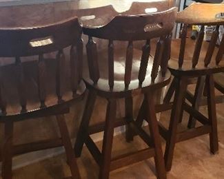 Vintage Kitchen Stools (4)