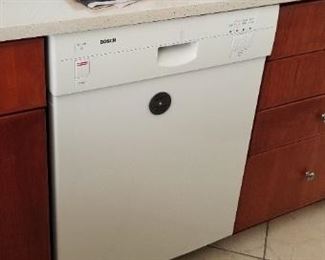 BOSCH dishwasher with stainless steel interior
