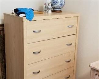 Two blue & white table lamps available