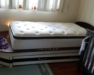 Beautifully constructed boat bed for the little sailor