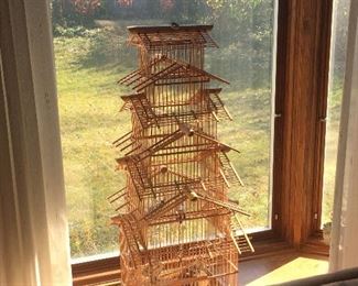 intricate bird house, birds not included :)
