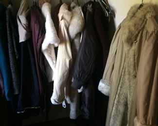 faux fur and other coats