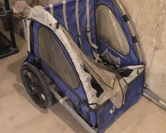 2-child bicycle trailer
