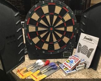 Franklin electronic dart board