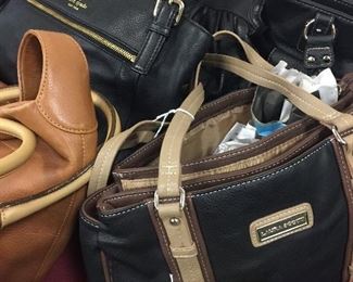 Handbags including Coach, D&B, Banana Republic