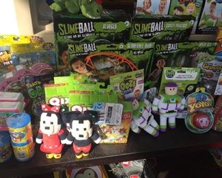 Lots of toys with lots brand new