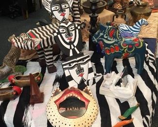 African themed knick knacks