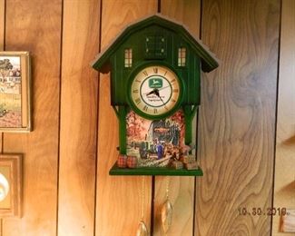 John Deere clock