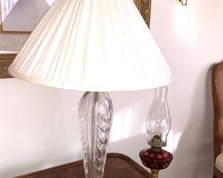 Waterford lamp (finial to be sold separately)