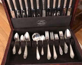 Community silver-plated flatware set