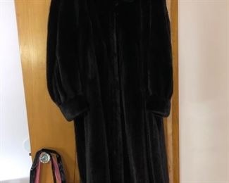 Gorgeous mink full length coat 