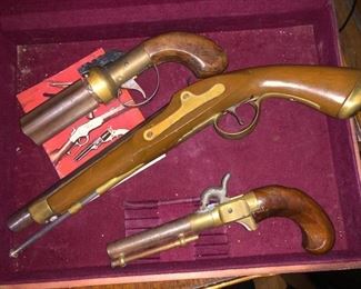 Replicas of antique firearms